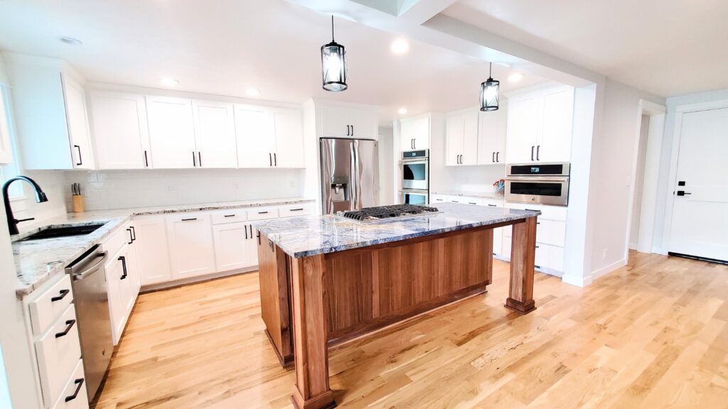 Home in Cal Young Area of Eugene gets Cabinet Painting of entire House starting in Kitchen